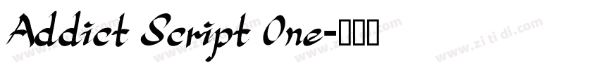 Addict Script One字体转换